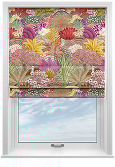 Kolkata Velvet, Summer Haze - Motorised Roman Blind